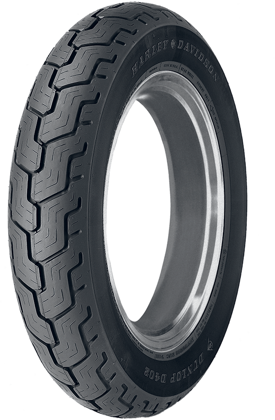 D402 TOURING TIRE WHICH IS ORIGINAL EQUIPMENT ON MANY HARLEY-DAVIDSON MODELS