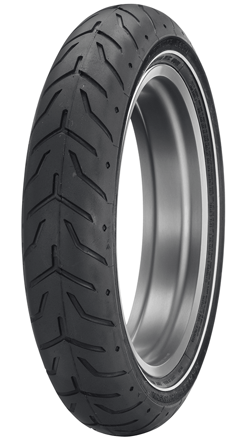 D408 TOURING TIRE WHICH IS ORIGINAL EQUIPMENT ON MANY HARLEY-DAVIDSON MODELS